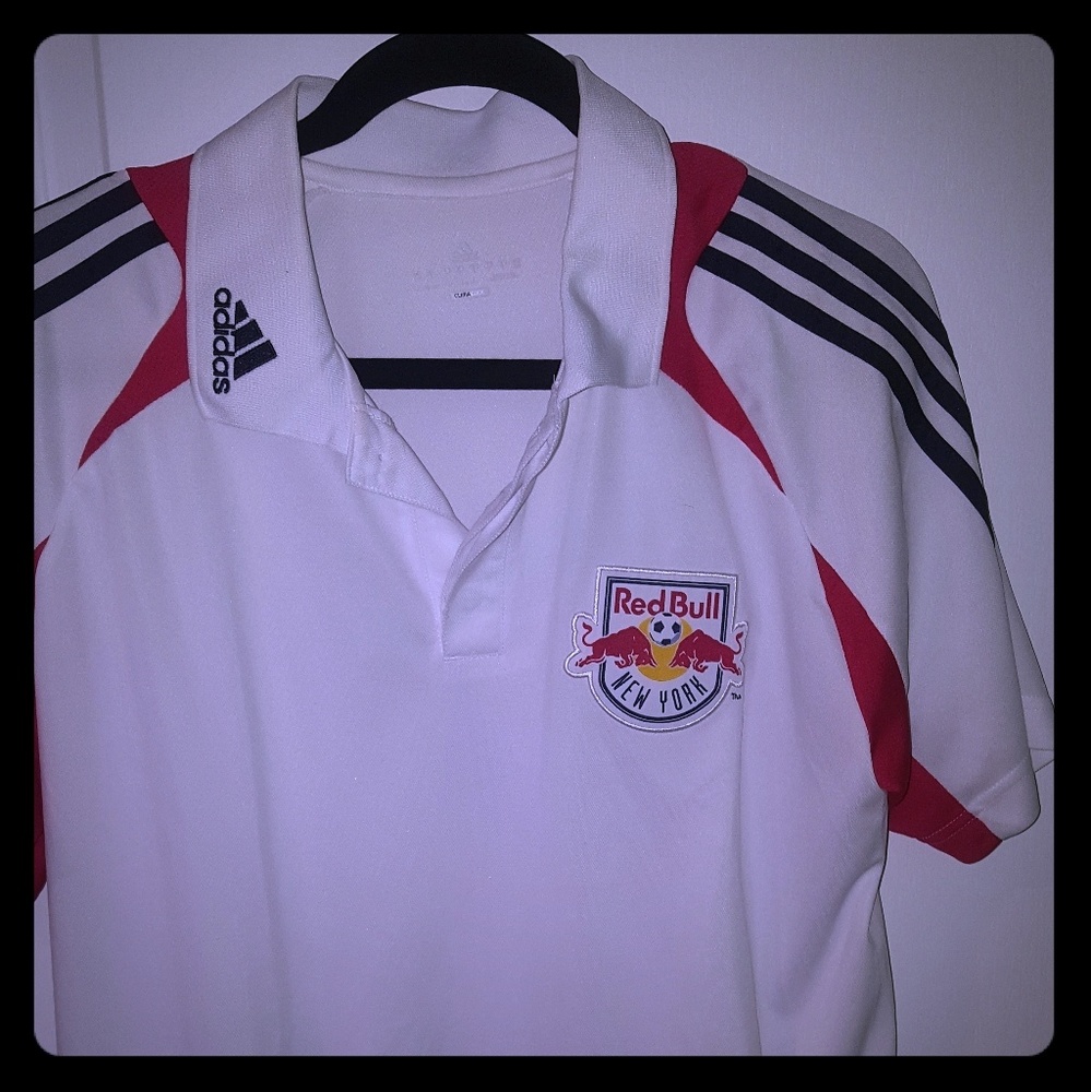 NY Red Bulls Adidas Polo / Major League Soccer.